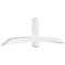 Ekena Millwork Bellingham Architectural Grade PVC Gable Bracket, 108"W x 31 1/2"H x 6"D x 6"F, 7/12 Pitch GBP108X32X0606BEL00 - alternate 1